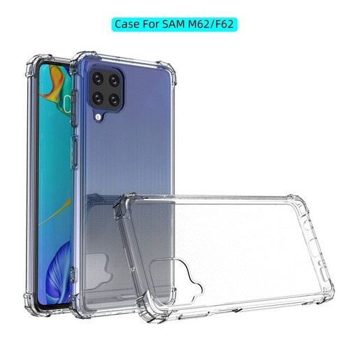 Anticrack Case Samsung M62 / F62 Softcase Bening Transparan Case Murah