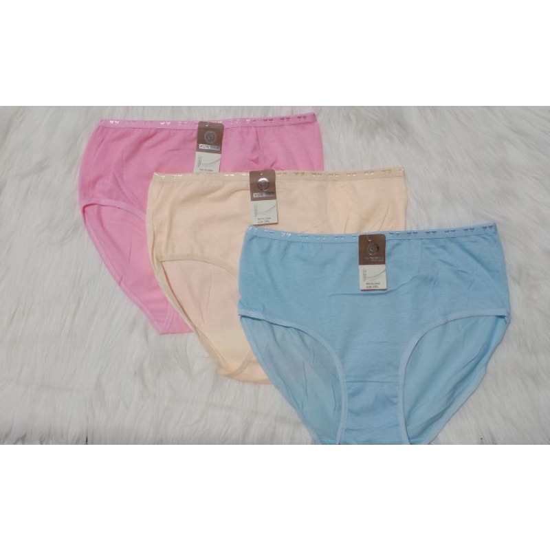 {6pcs} CD Wanita Import Sampai Ukuran Jumbo/ CD Undies  Celana Dalam Wanita Runsha Polos