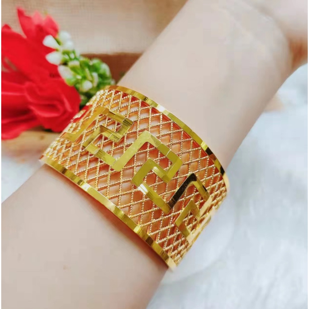 Gelang Xuping Dewasa Lapis Emas 24k Perhiasan Fashion 1253.1254