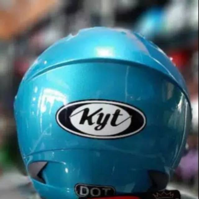 Helm kyt 2 vision biru tosca