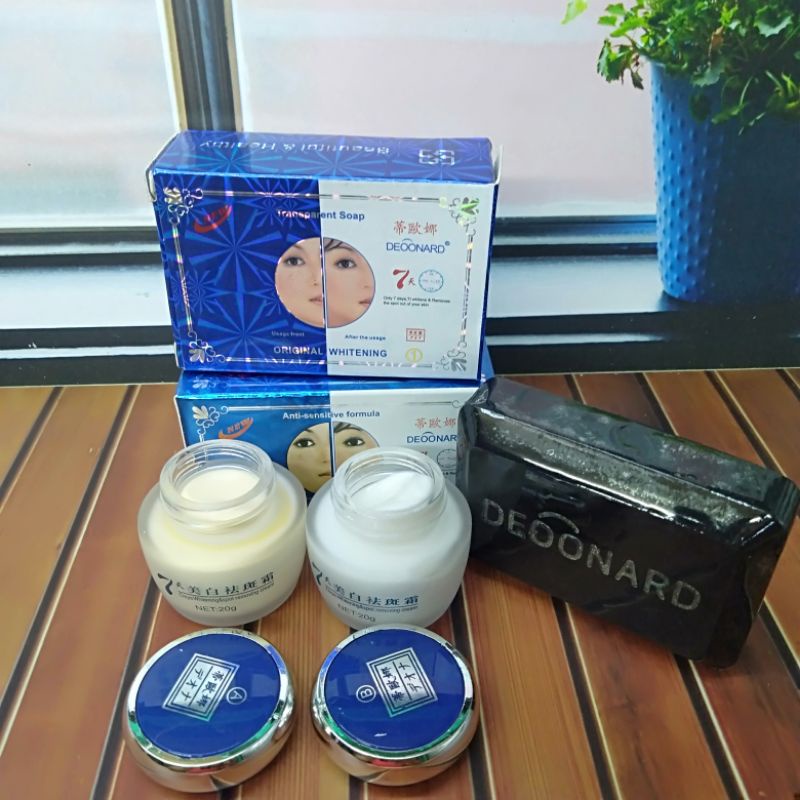 Paket Set Cream Deoonard 3In1 // Cream Deoonard paket Cream S/M + Sabun