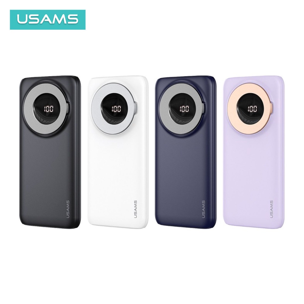 USAMS PB62 Powerbank 10000mAh Magnetic Wireless Fast Charging 20W