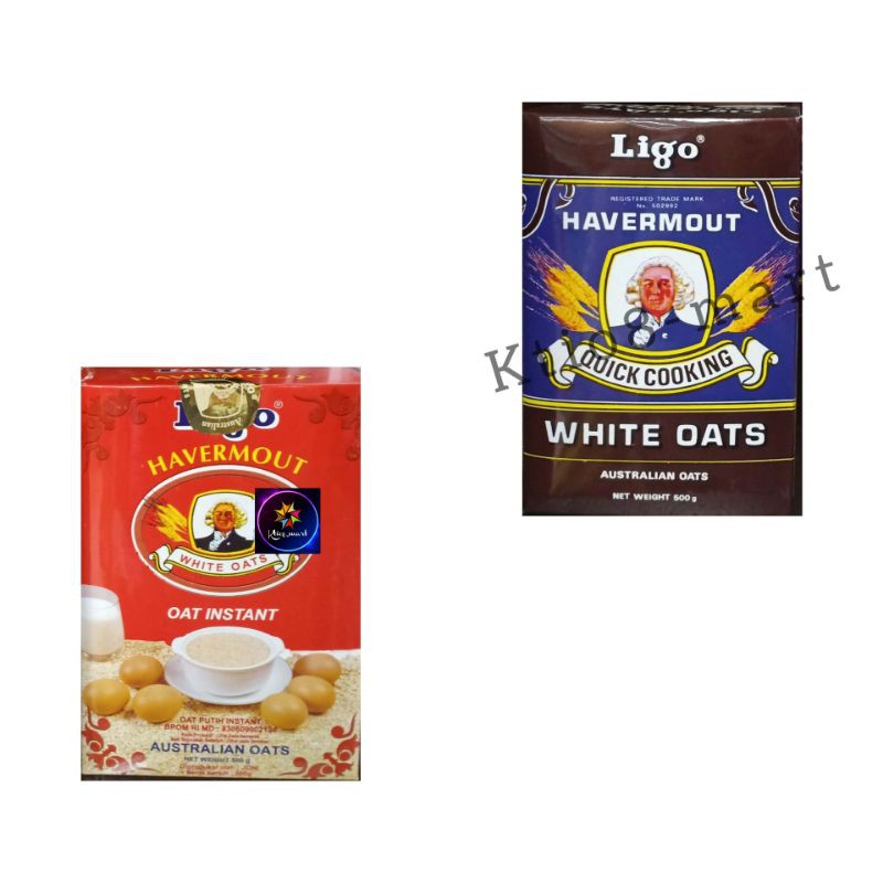 

Ligo Havermout White Oat 500gr/Oat Intant/Quick Cooking/Sereal Import