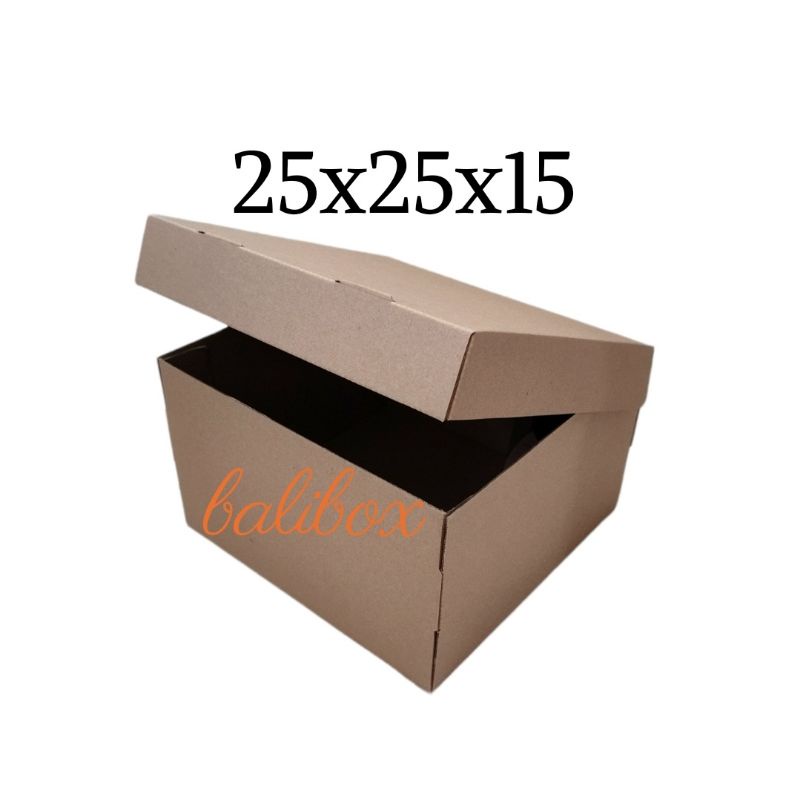 

kotak kue box cake diecut uk. 25x25x15