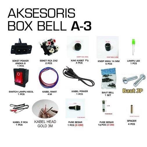 

Paling Terlaku Aksesoris Box A3 Box Bel Bsxa3 A-3 A3 Perlengkapan Box A3 New