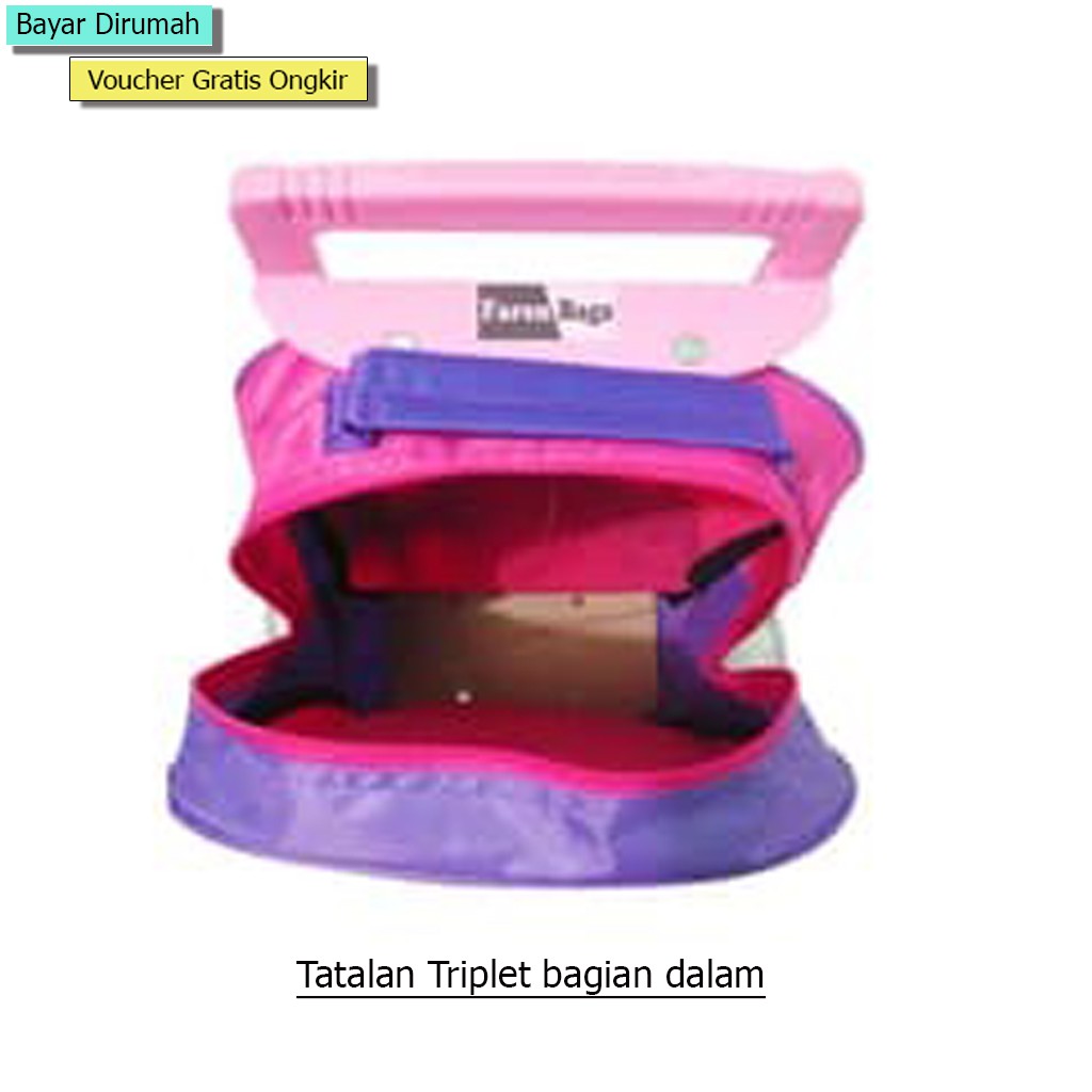 Free 12pcs Ikat Rambut Tas Troli Anak Perempuan Karakter Kartun Anak Tas Roda Anak Perempuan