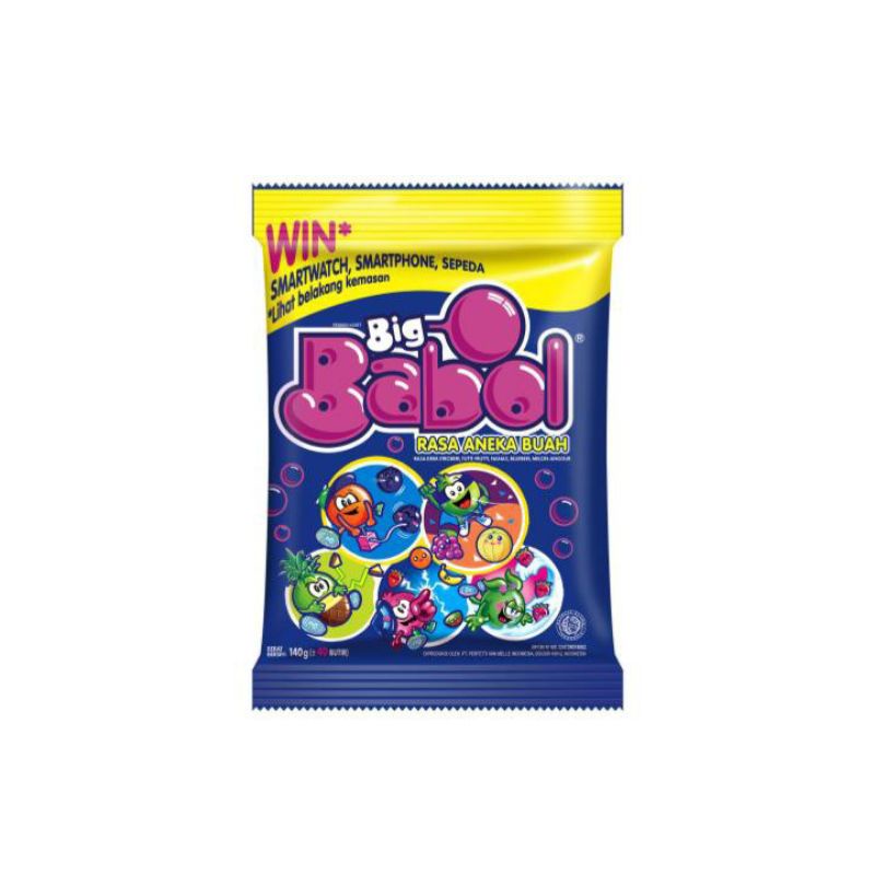 

Permen Karet Babol 140gr