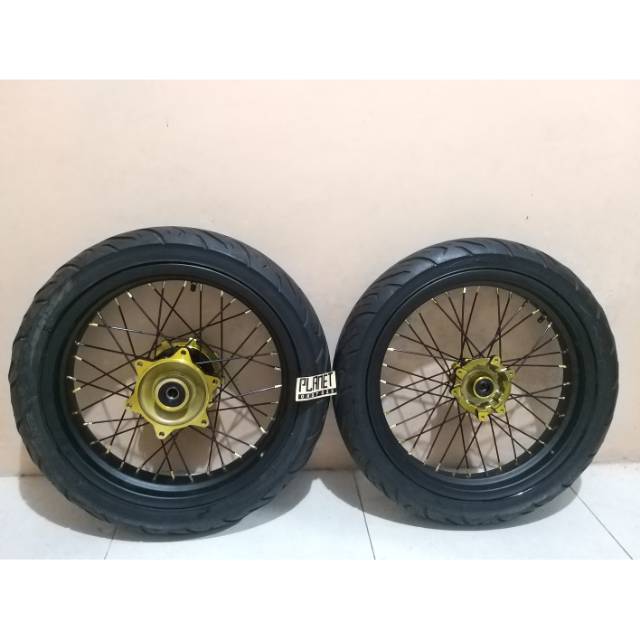 Wheelset Velg roda supermoto honda crf 150 paket hemat velg supermoto honda crf 150 velg sprintxd at
