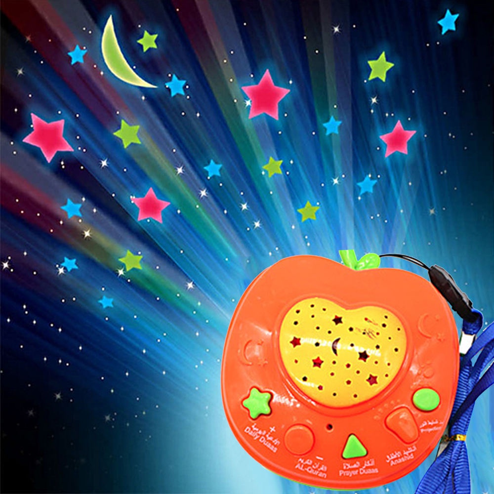 Mainan Anak Muslim Apple Learning Quran + Projector Lamp / Apel Quran / Apple Quran-6