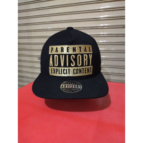 Topi Snapback Parental Advisory Second