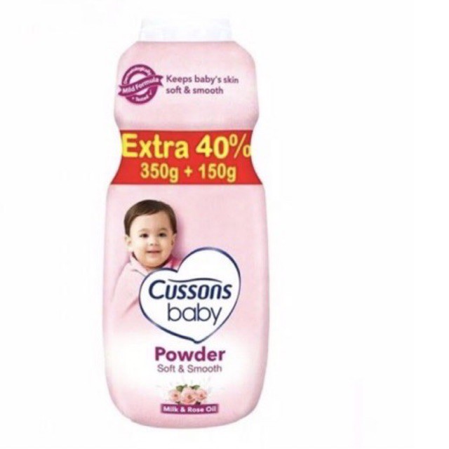 Cussons Baby Powder 350gr + 150gr - Bedak Tabur Bayi 350gr + 150gr