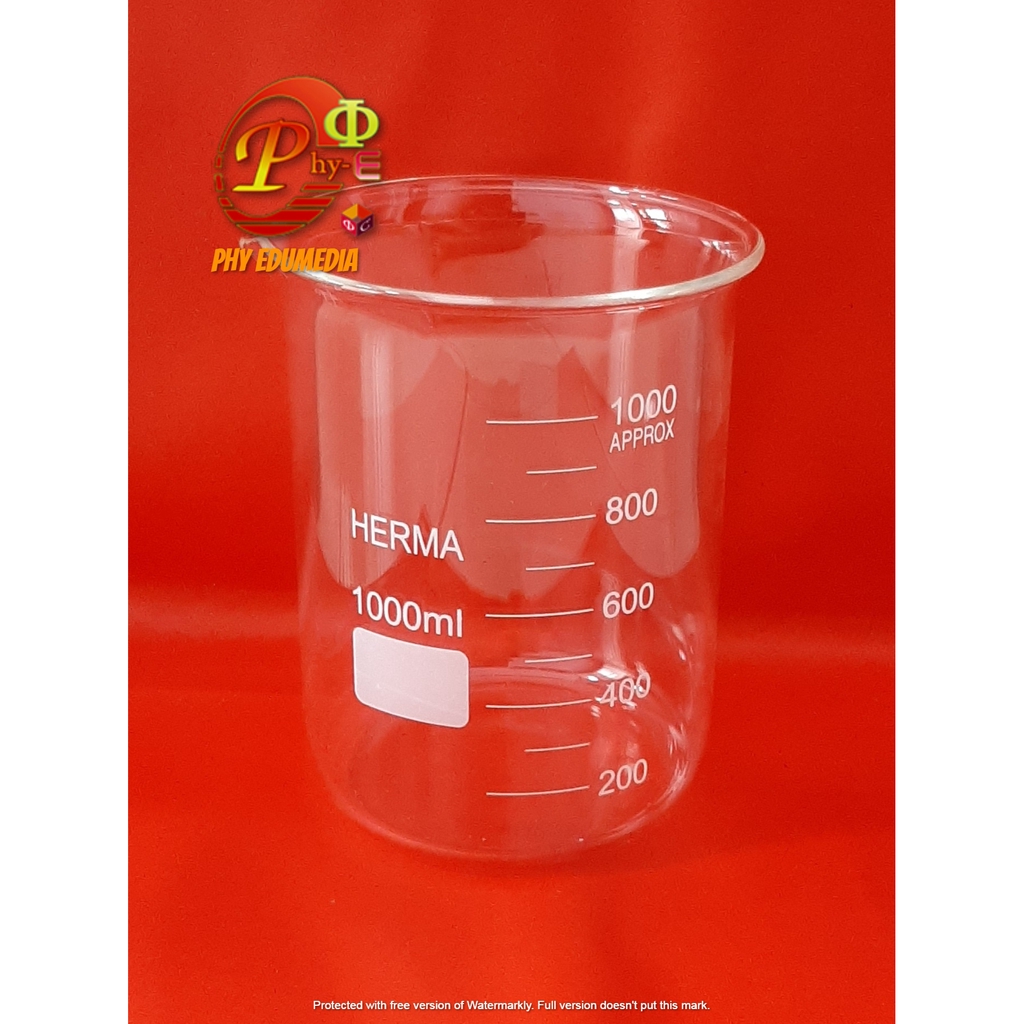 Jual Beaker Beaker 1000ml Herma Beaker Glass 1000ml Gelas Kimia 1000ml Herma Shopee Indonesia