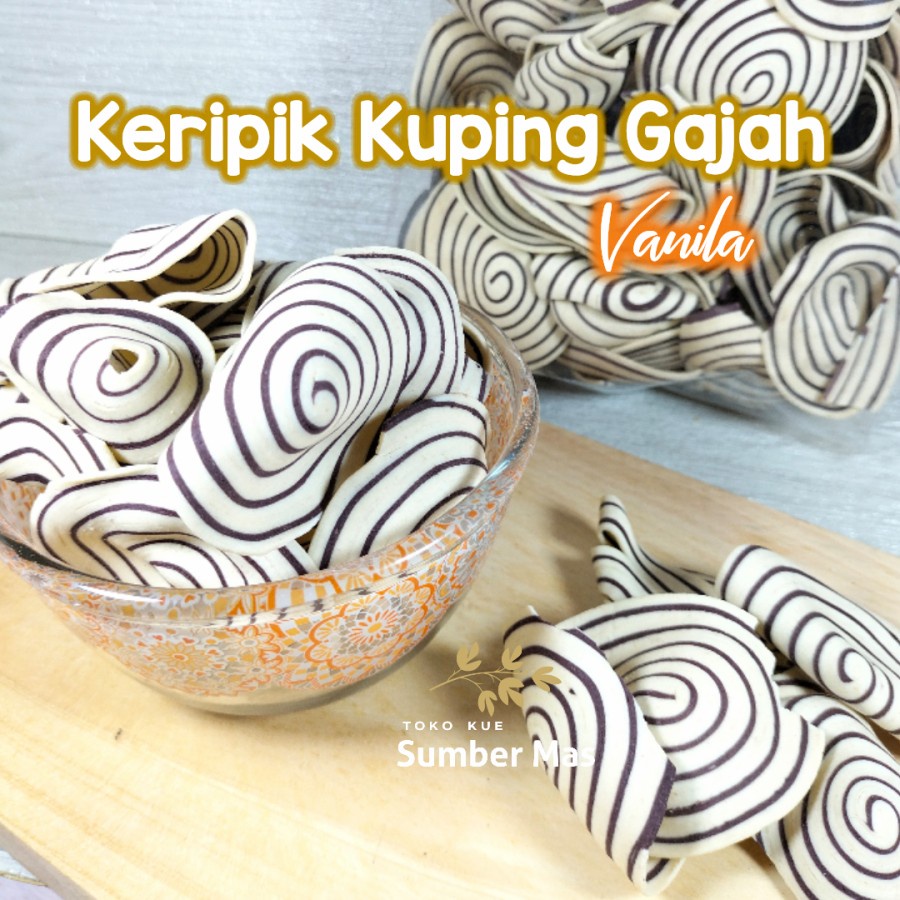 

KUPING GAJAH/KERIPIK KUE KUPING GAJAH TERLARIS RASA VANILA 1KG