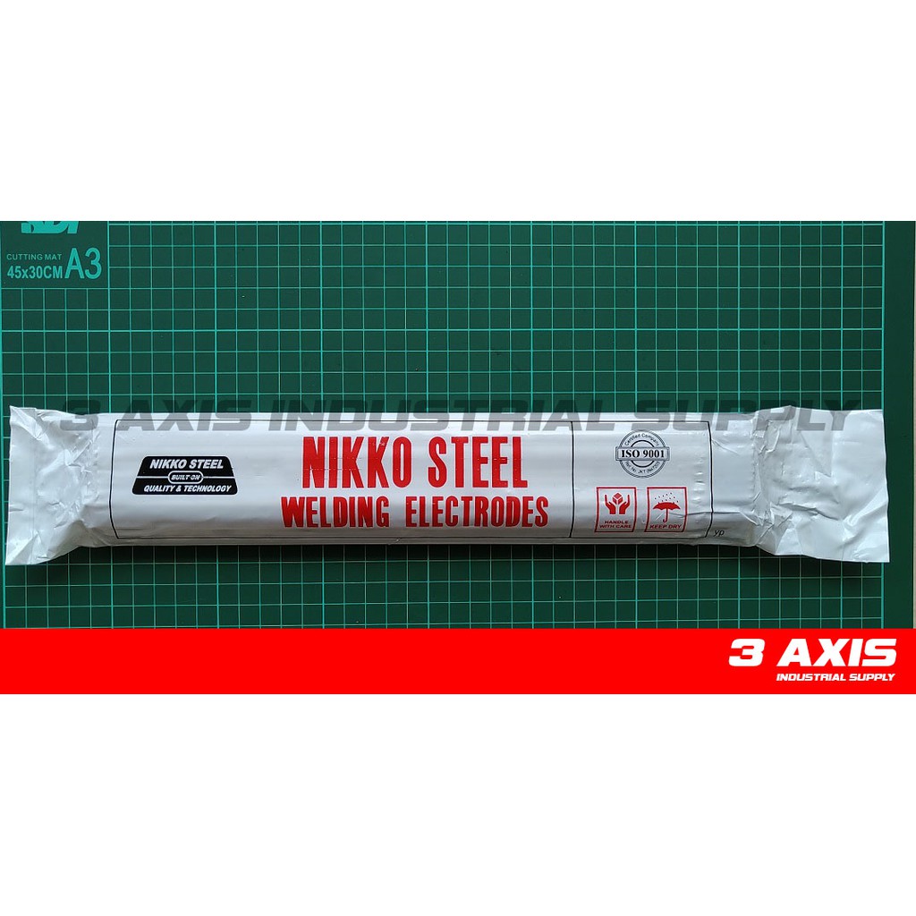 KAWAT LAS NIKKO STEEL NSN-308 2.6 X 350 Mm 1 Kg UNTUK LAS STAINLESS STEEL