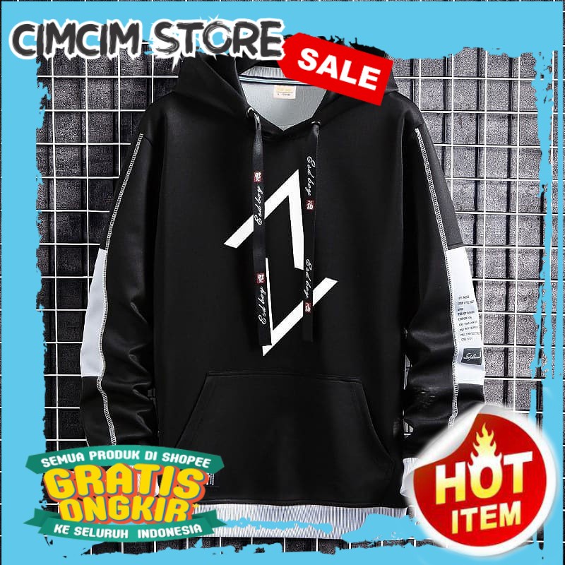 SWEATER TERBARU TERMURAH / Sweater pria AV HOODIE Sweater Murah Bahan flece tebal ukuran Allsize pri