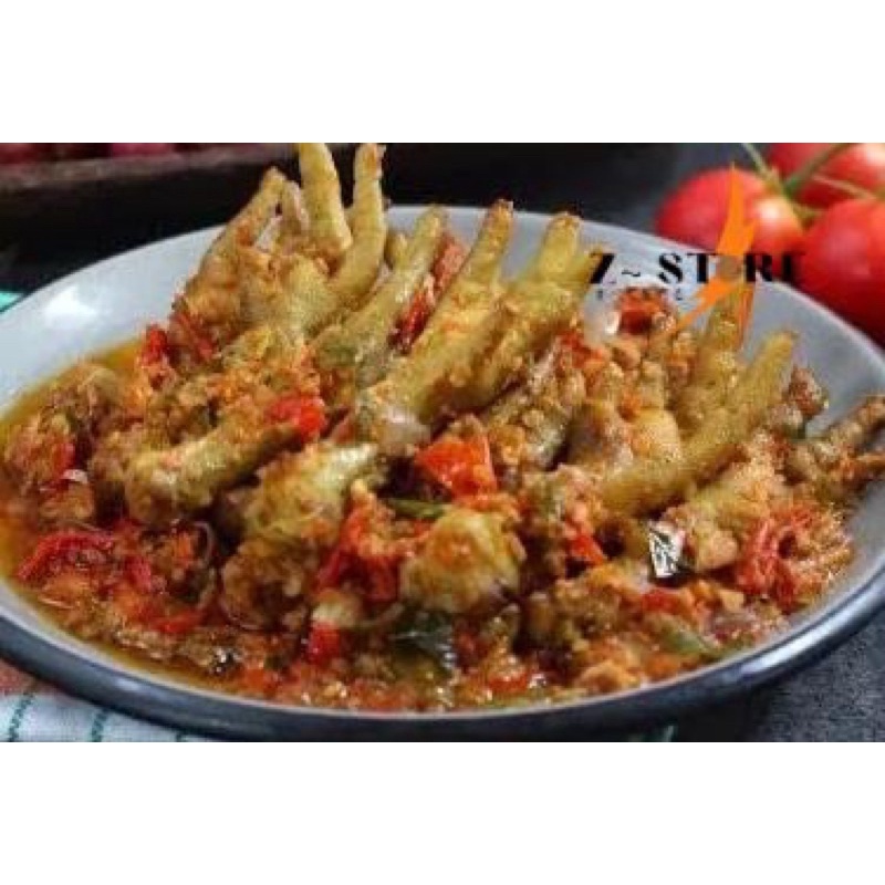 

Ceker Mercon Pedas - isi 7-8 pcs 180 gr bumbu rempah