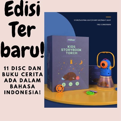 Mideer kids storybook torch mainan edukasi anak