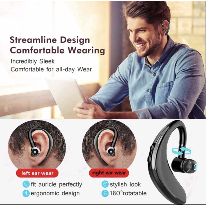 (COD) Handsfree Headset Bluetooth wireless - Earphone Wireless S109 Best Quality