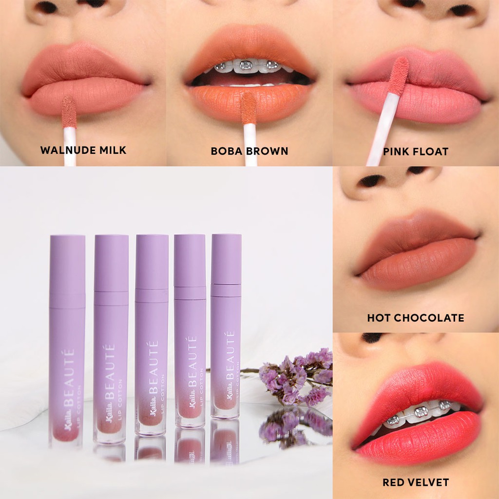 Najmia KAILA BEAUTE Lip Cotton | Lip Cream Matte Transferproof