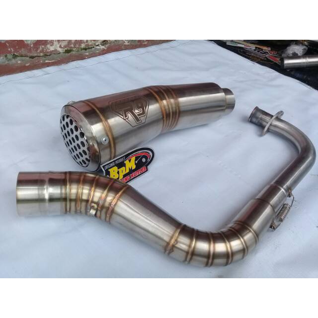 Knalpot R9 GP Tech Vario 150 - Genio - Mio M3 - Vario 125 - Beat - Nmax