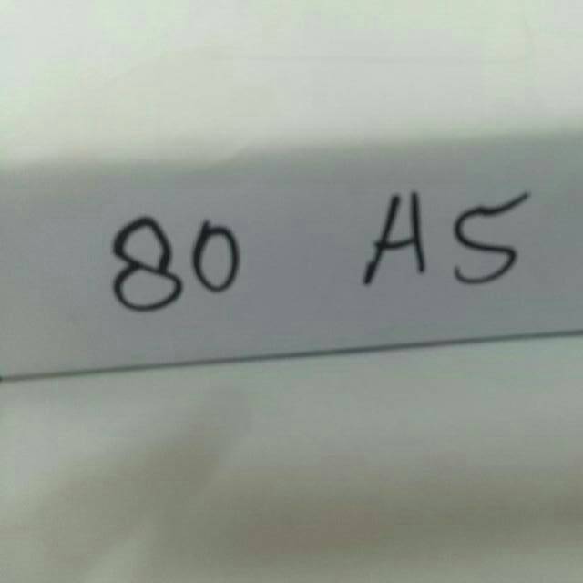 

(HNR)(500 LBR) Kertas hvs 80 gram ukuran A5