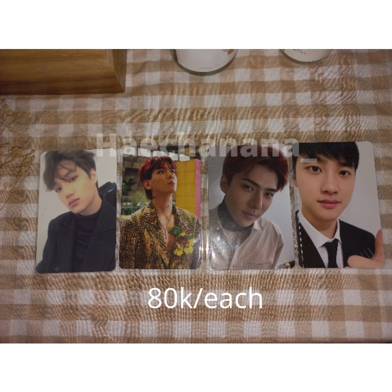 EXO KAI BAEKHYUN SEHUN D.O PC PHOTOCARD OFFICIAL UNIVERSE KOKOBOP DMUMT LOVE SHOT