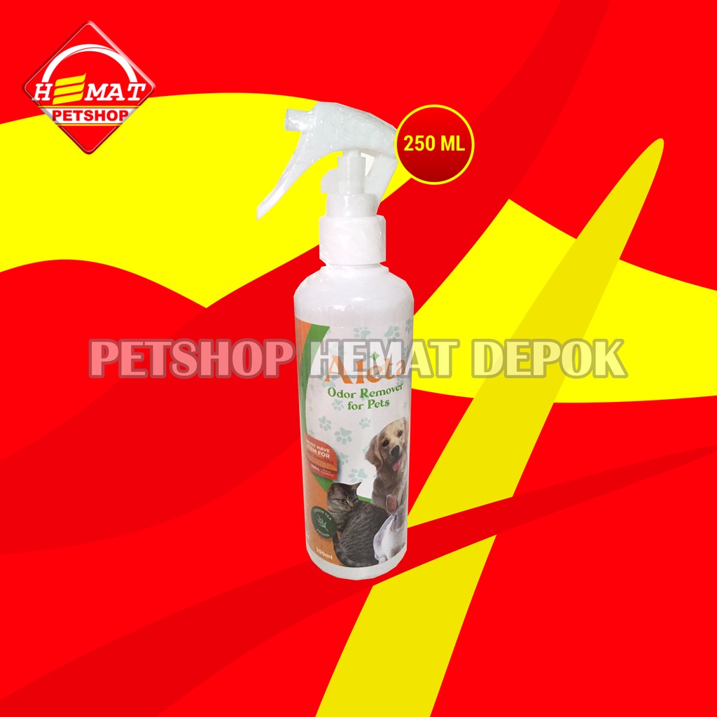 Aleta Pet Odor Remove Penghilang Bau Pipis Kandang Kucing Anjing 250ML