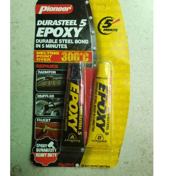 Terlaris Lem besi epoxy pioneer tahan panas ♣➱ ➦
