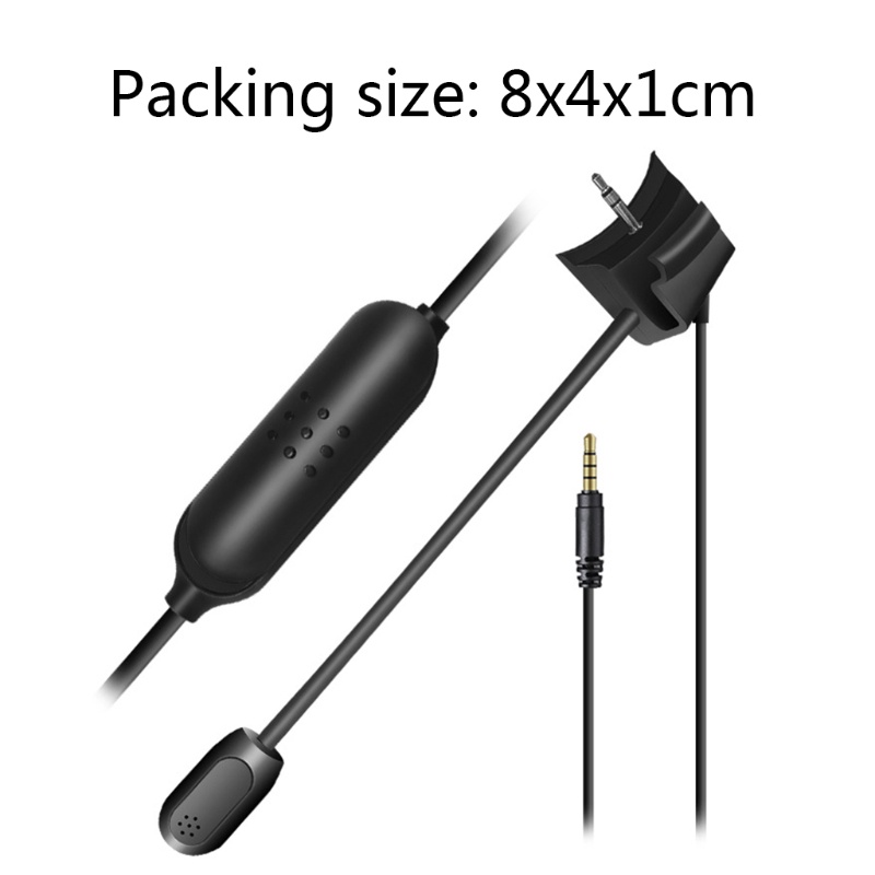 zzz Game Noise Reduction Headset Wired Plug-in Microphone for BOSE-QC35 QC35II