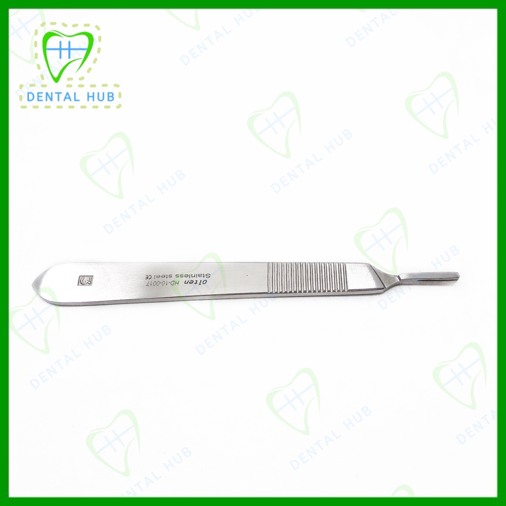 Scalpel Handle No 3 Gagang Pisau Bedah Fig 3 untuk Mata Pisau 10-15 Gigi Gusi Batang Scaple Handel 1