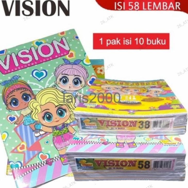 

Terlaris.. [TERMURAH] BUKU VISION 58 LEMBAR
