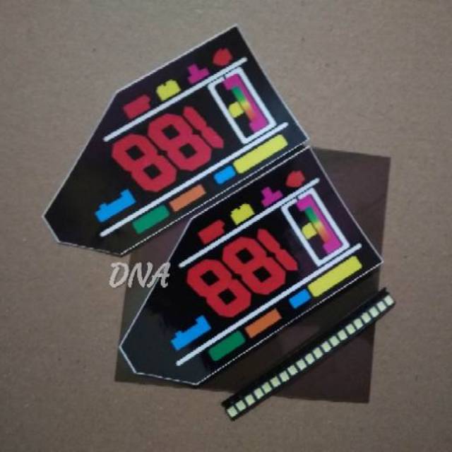 Paket Stiker Lcd Speedometer BAJAJ PULSAR 180cc/220cc
