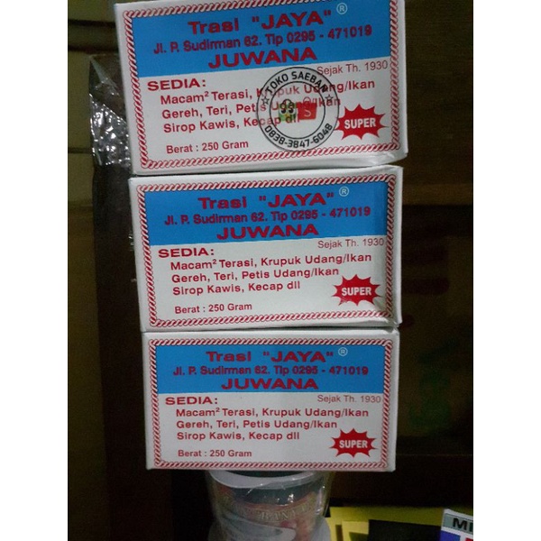 

Trasi "JAYA" Label SUPER 250 gram