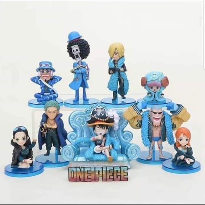 Wcf one piece set action figure one piece luffy franky zoro nami fzo  ER-2022