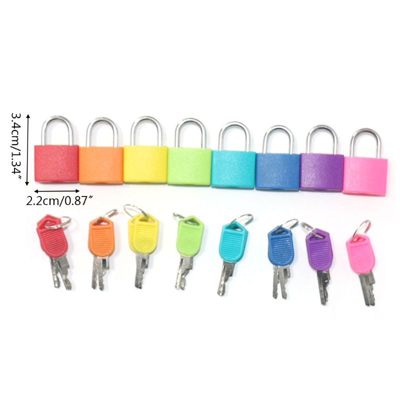 Mary Kids Learning Locks with Keys Gembok Mini Dengan for Key Gembok Koper Kecil