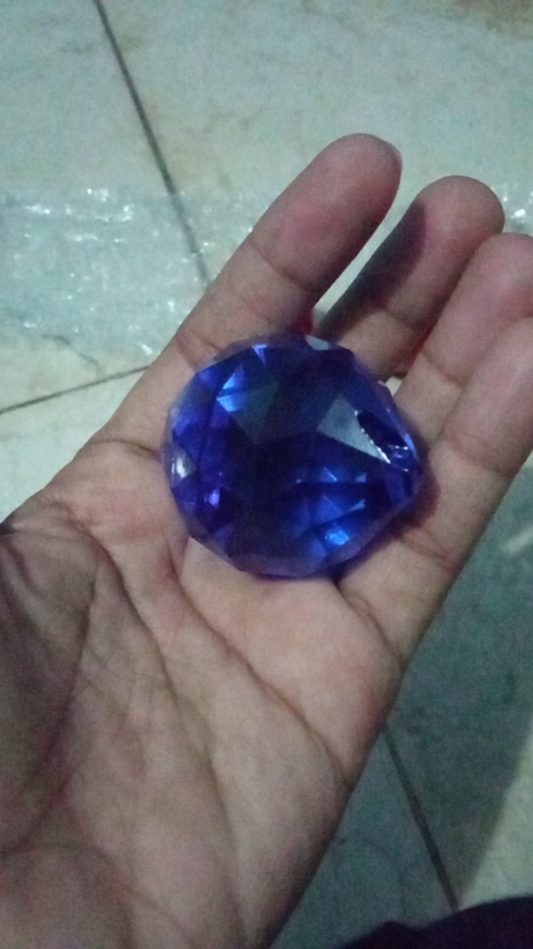 Aksesoris Kristal Lampu Hias Lilin Chandelier Baso Bakso Bola 40 Mm Bening Ungu Pink Hitam Kuning