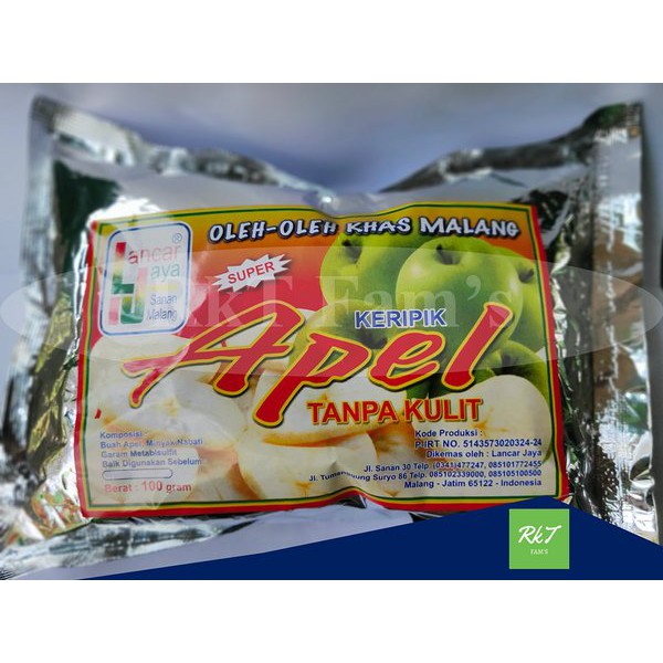 Jual Keripik Buah Apel Lancar Jaya Khas Malang Shopee Indonesia