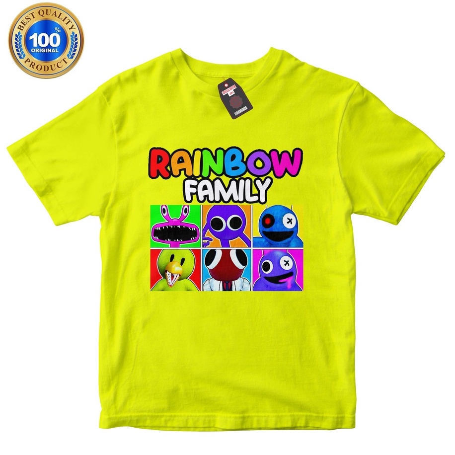 KAOS ANAK RAINBOW FRIENDS UNISEX LENGAN PENDEK