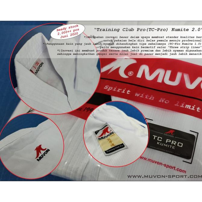PROMO Karate Baju kumite TC pro Muvon new 2.0