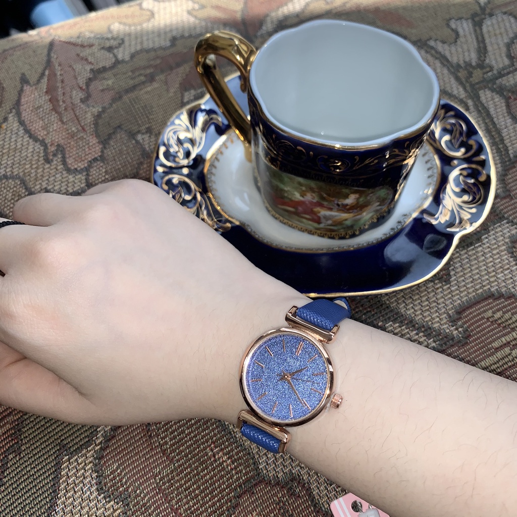 MQE Jam Tangan Wanita Fashion Leather Strap- SB W002