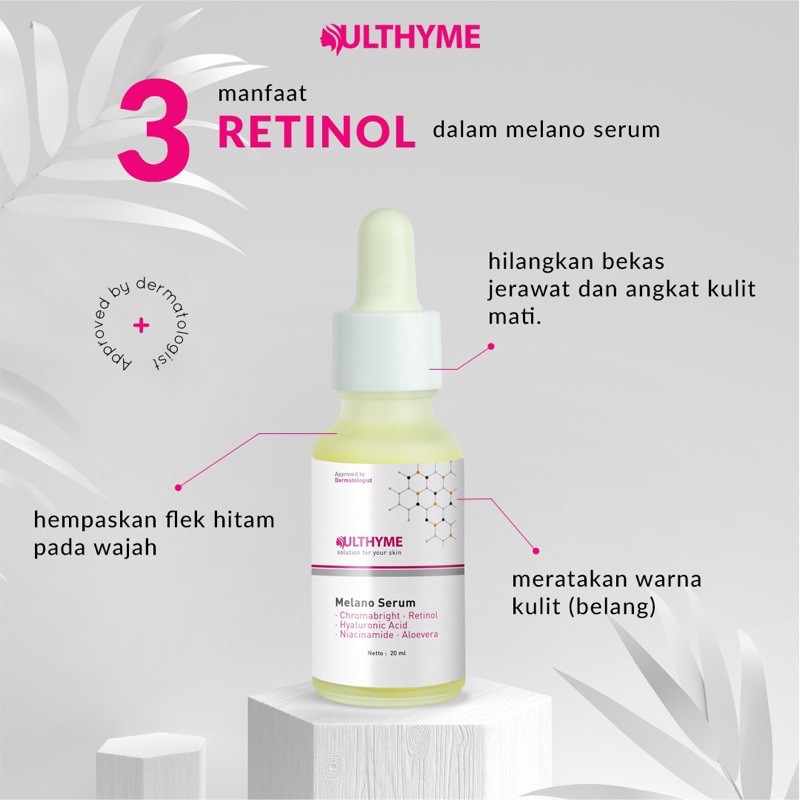 MELANO SERUM ULTHYME SKINCARE/SERUM FLEK ULTHYME/SERUM FREKLESS ULTHYME
