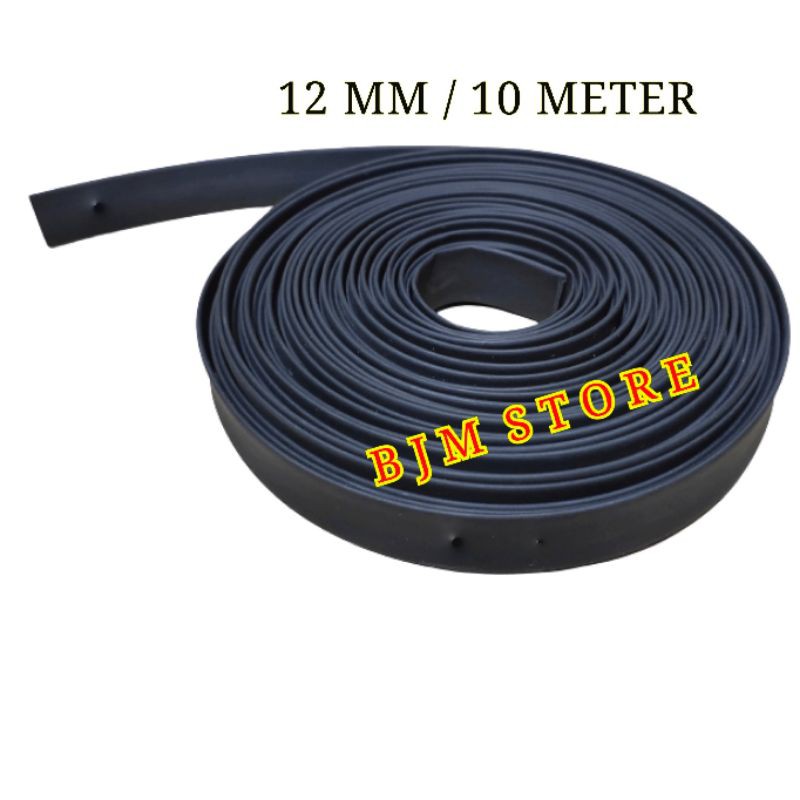 SELANG BAKAR / ISOLASI BAKAR / HEATSHRINK 12MM - 10METER