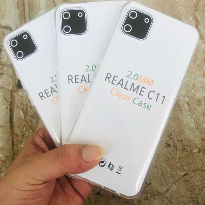 Silikon Jelly Soft Case Bening Realme C11 Softcase