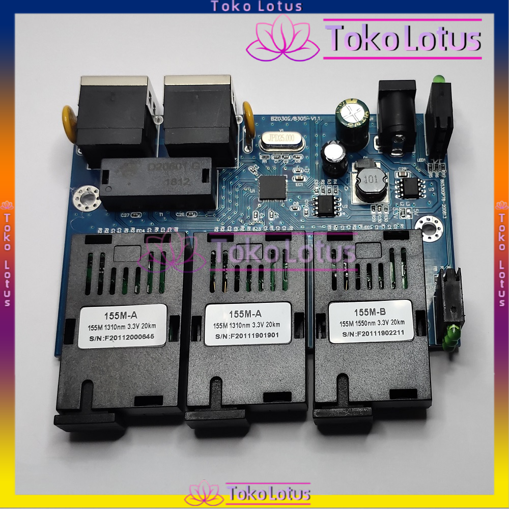 [BARU IMPORT] Switch Ethernet Media Fiber Optik Mode Tunggal 3sc2rj-AAB-PCB BISA COD