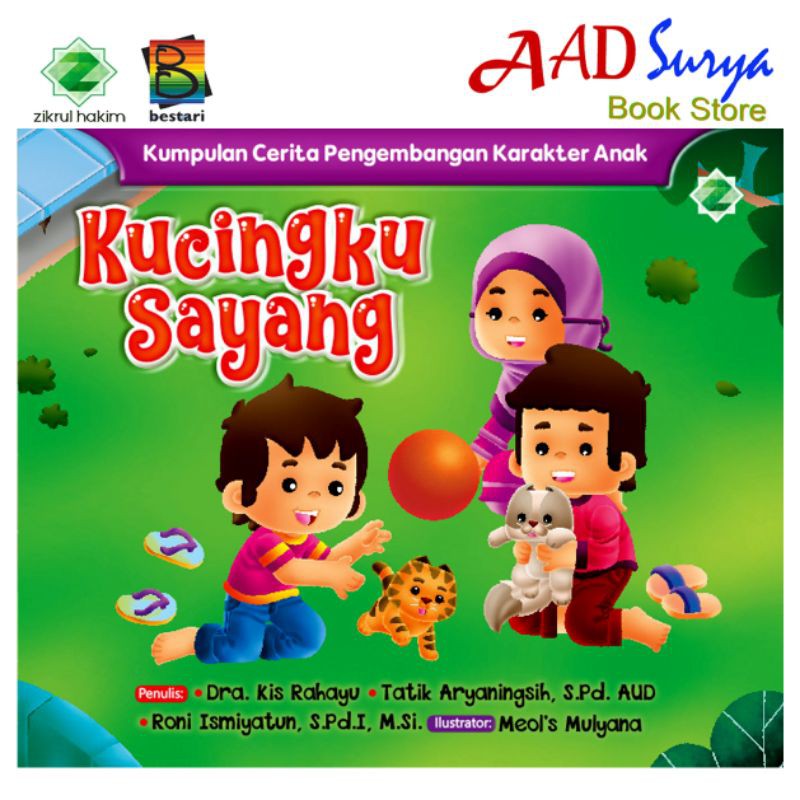 buku cerita anak - kucingku sayang - kumpulan cerita pengembangan karakter anak