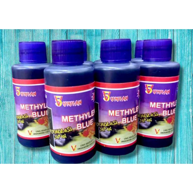 Obat ikan jamur Vivian/Kiyosaki/Takari Methylene blue 100ml