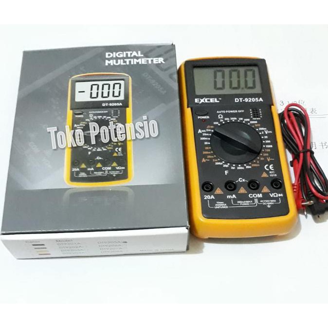 MULTI TESTER DIGITAL EXCEL DT9205A