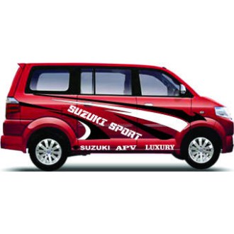 stiker mobil suzuki apv luxury striping cutting mobil apv promo stiker mobil apv