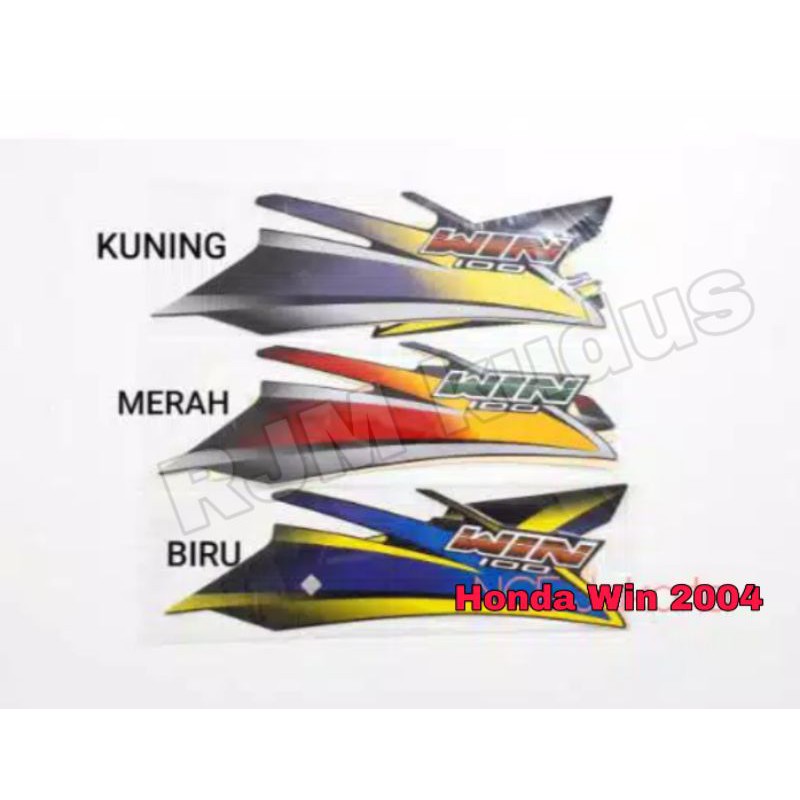Stiker striping honda win 2003-2004