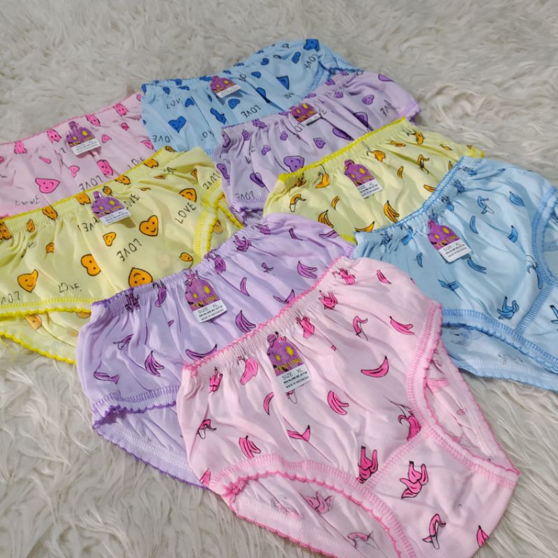 CELANA DALAM ANAK PEREMPUAN  UMUR 3-9 THN  HARGA 6&amp;12 PCS